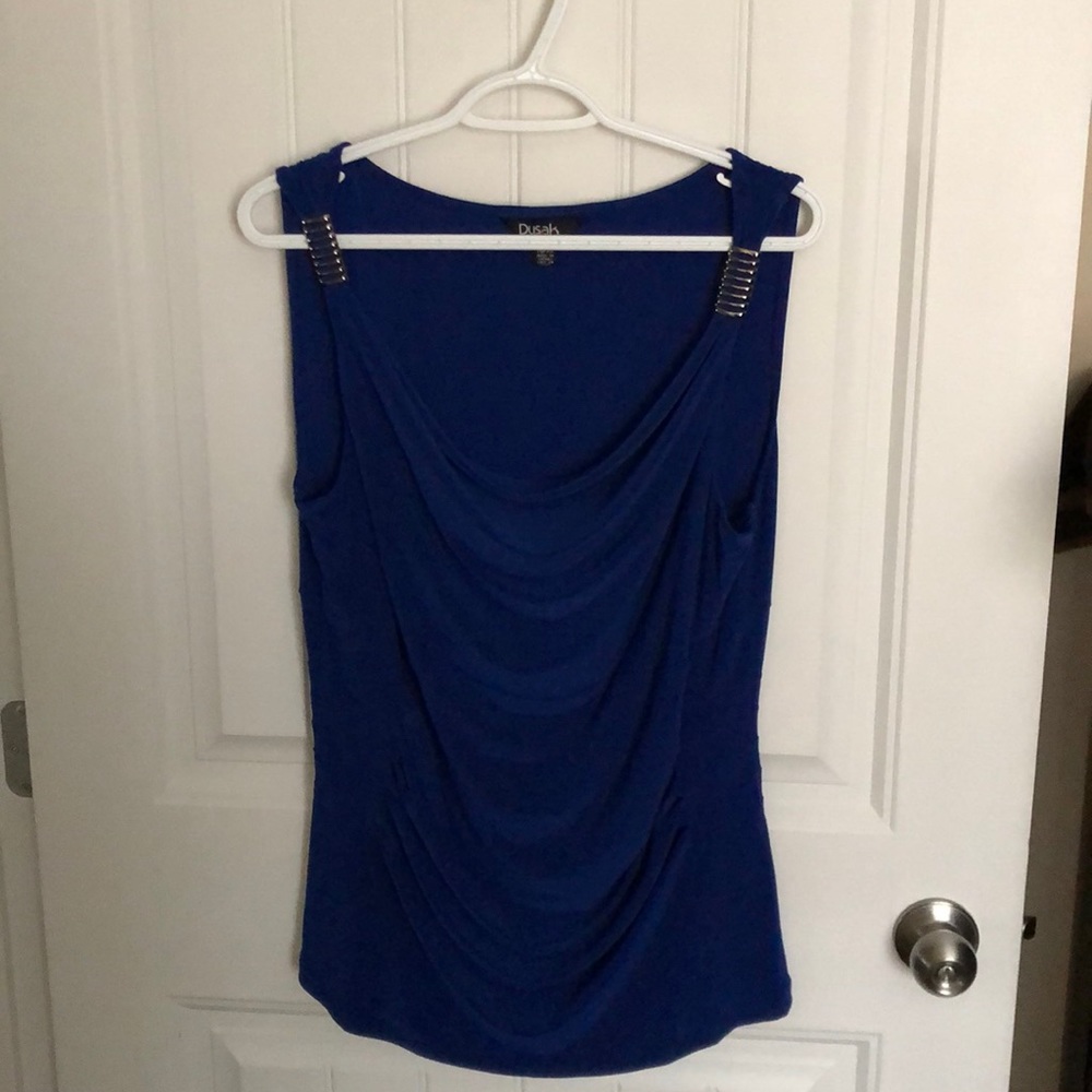 Sapphire Blue Sleeveless Top